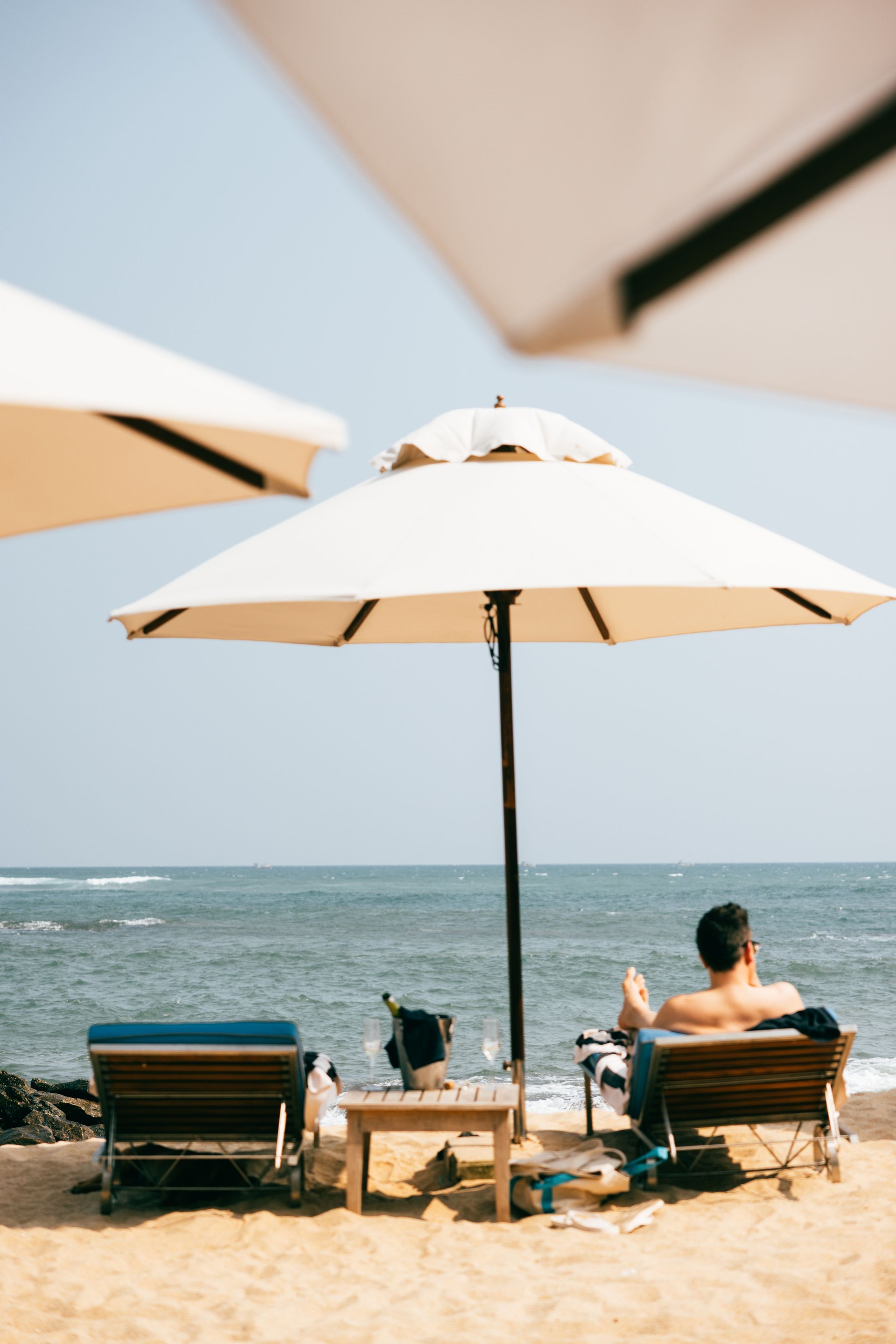 Champagne and Beach Holiday